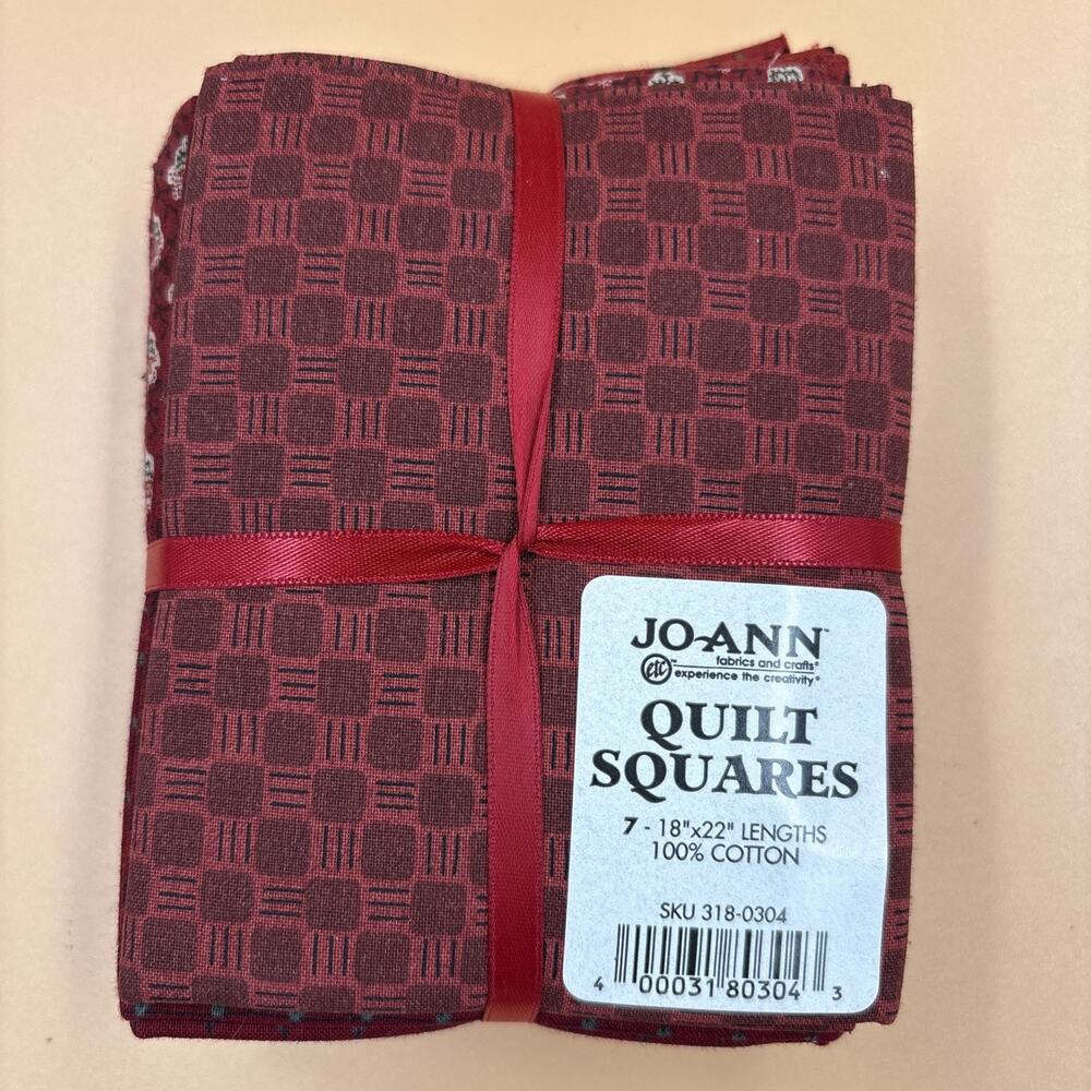 NEW JOANN QUILT SQUARE SET 18”x22”